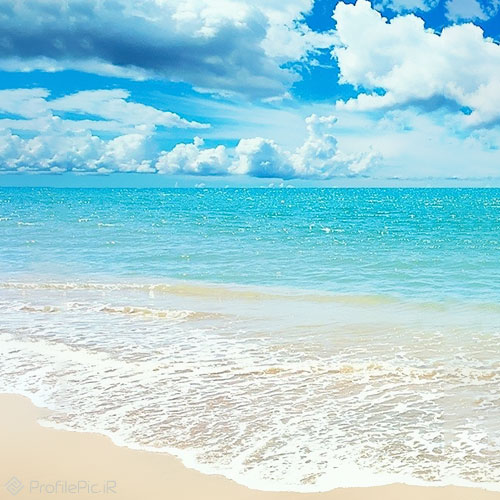 عکس ساحل دریا برای پروفایل