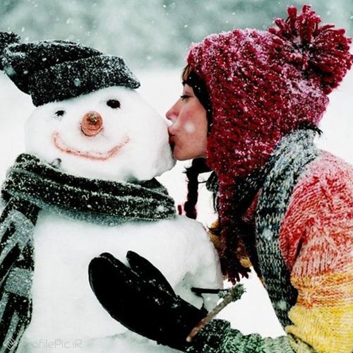 عکس زمستان عاشقانه برای پروفایل